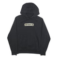 NIKE Womens Black Just Do It Cotton Blend Pullover Hoodie M