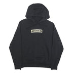 NIKE Womens Black Just Do It Cotton Blend Pullover Hoodie M