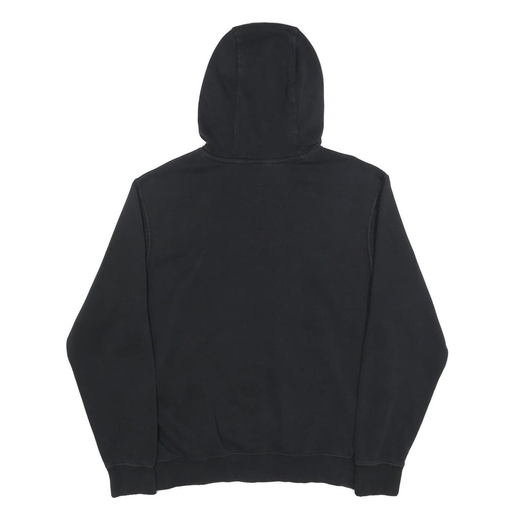 NIKE Womens Black Just Do It Cotton Blend Pullover Hoodie M