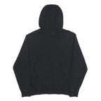 NIKE Womens Black Just Do It Cotton Blend Pullover Hoodie M