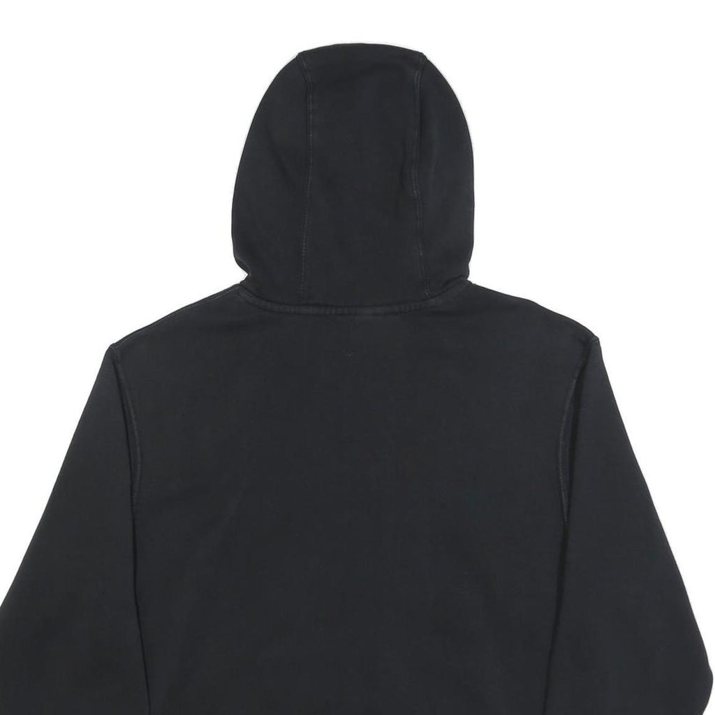 NIKE Womens Black Just Do It Cotton Blend Pullover Hoodie M