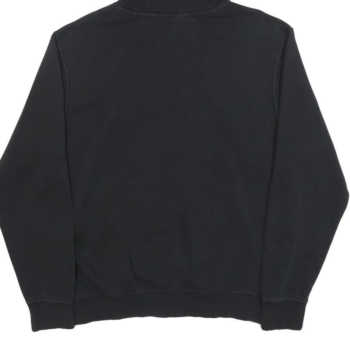 NIKE Womens Black Just Do It Cotton Blend Pullover Hoodie M