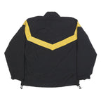 Mens Black & Yellow U.S. Army Logo Synthetic Zip Jacket M Plain Comfortable