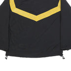 Mens Black & Yellow U.S. Army Logo Synthetic Zip Jacket M Plain Comfortable