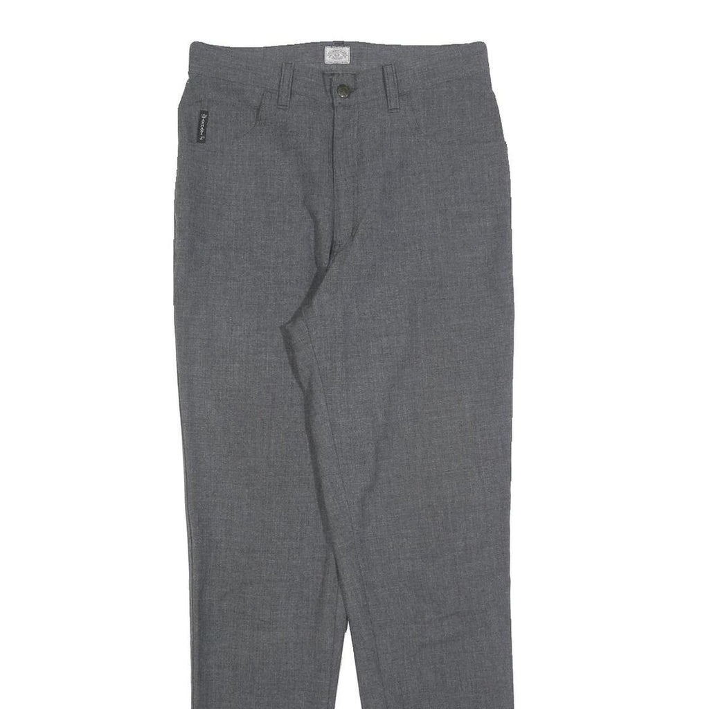 ARMANI JEANS Womens Slim Grey Slim Trousers W29 L32 Zip Closure Stylish