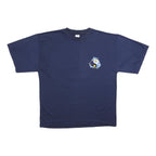 Mens Navy Blue Graphic T-Shirt XL Short Sleeve Crew Neck Preserve Our Oceans