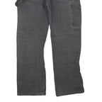 DICKIES Mens Jeans Black Regular Straight Denim Medium W36 L30 Workwear