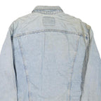 LEVI'S Mens Blue Denim Button Jacket XL Cotton Blend Classic Casual Outerwear