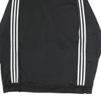 ADIDAS Mens Black White Classic Jacket XL Polyester Blend Zip Sportswear