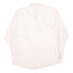STAN Mens Cream Shirt L Cotton Blend Classic Button Collar Elegant Fit
