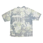 ISLAND REPUBLIC Mens Hawaiian Shirt Grey L