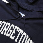 CHAMPION REVERSE WEAVE Mens Navy Georgetown Pullover Hoodie M Cotton