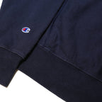 CHAMPION REVERSE WEAVE Mens Navy Georgetown Pullover Hoodie M Cotton