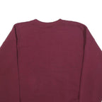 LEE Womens Maroon Paisley WBC Angels Crew Neck L Sweatshirt Pullover Cotton