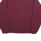 LEE Womens Maroon Paisley WBC Angels Crew Neck L Sweatshirt Pullover Cotton