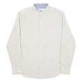 NAUTICA Mens Plain Shirt Beige Long Sleeve L