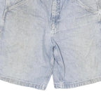 URBAN STAR Mens Light Blue Casual Cotton Blend Shorts 2XL W36 Relaxed Fit