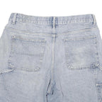 URBAN STAR Mens Light Blue Casual Cotton Blend Shorts 2XL W36 Relaxed Fit