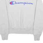 CHAMPION REVERSE WEAVE Mens Grey Crew Neck XS Cotton Blend Sweatshirt Logo