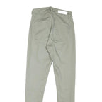 CALVIN KLEIN JEANS Womens Light Green Regular Skinny Denim Cotton Blend W26 L27