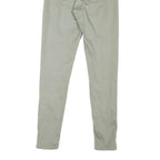 CALVIN KLEIN JEANS Womens Light Green Regular Skinny Denim Cotton Blend W26 L27