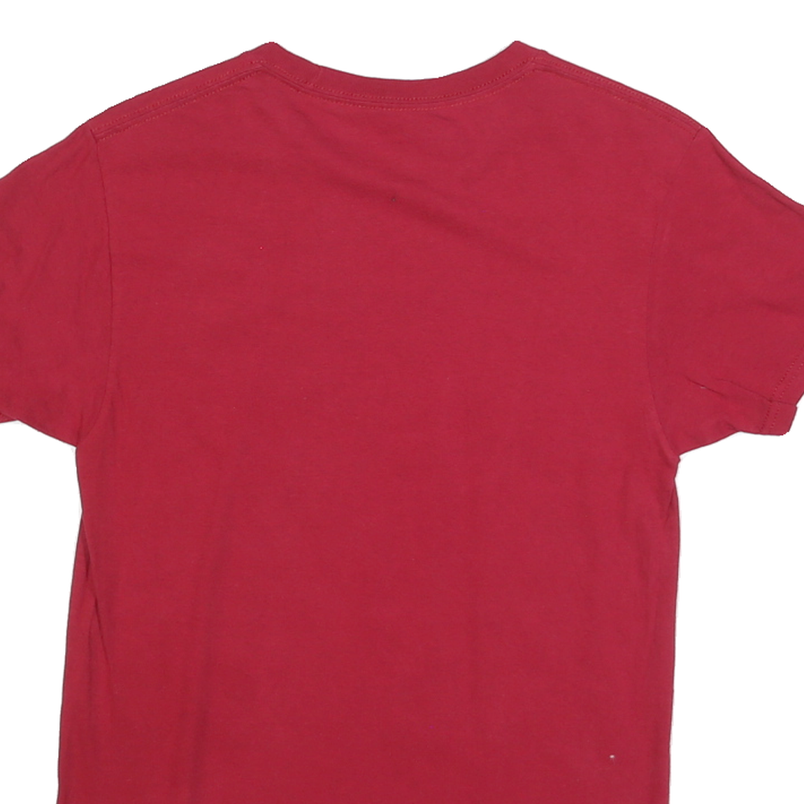 THE VICTORY Womens Red Oklahoma Graphic T-Shirt S Short Sleeve Crew Neck Cotton