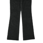 LEVI'S Womens Black Cotton Blend Regular Flared Trousers W30 L32 Classic Fit