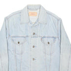 LEVI'S Womens Blue Denim Jacket XL Cotton Blend Button Closure Long Sleeve