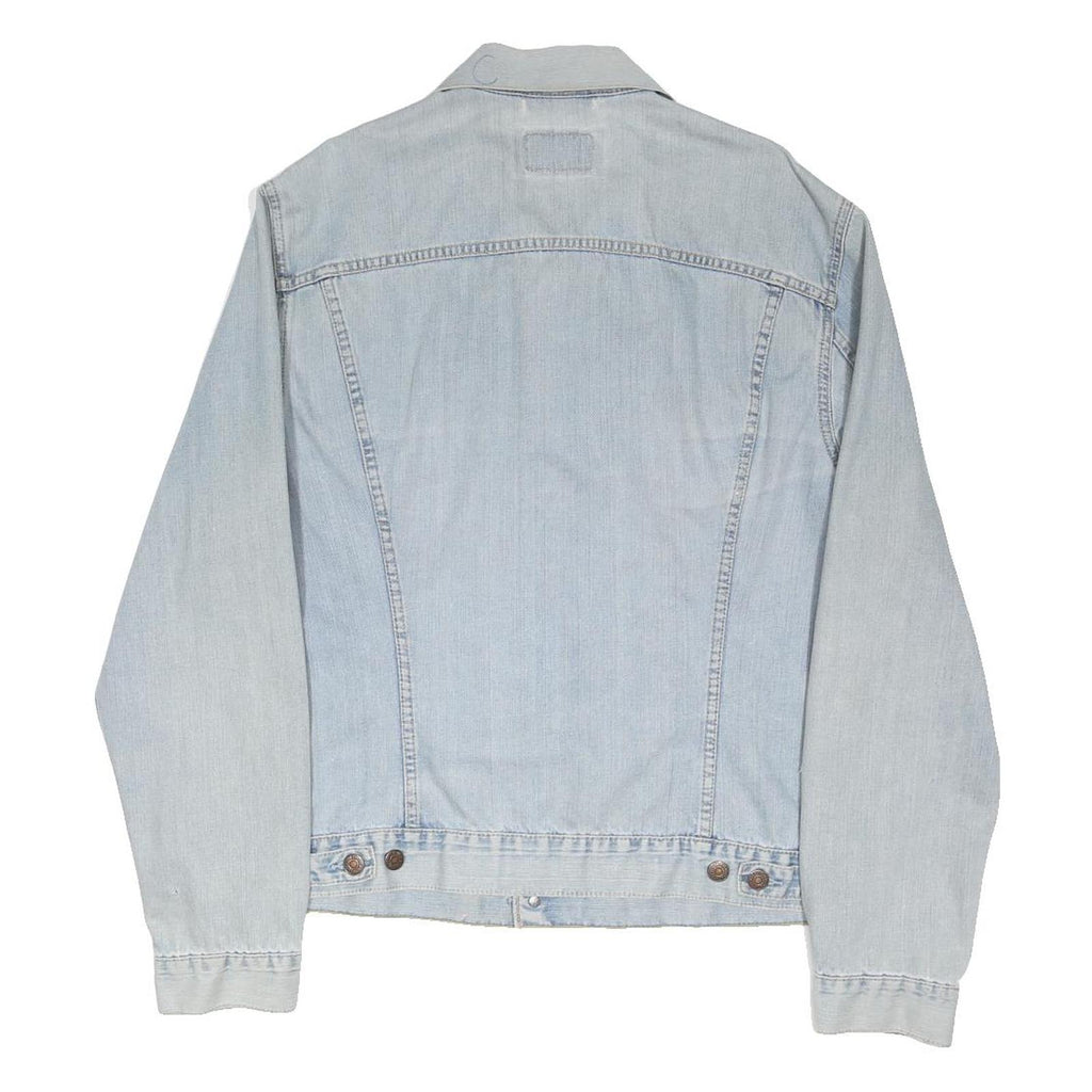 LEVI'S Womens Blue Denim Jacket XL Cotton Blend Button Closure Long Sleeve