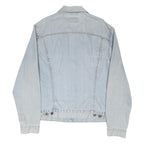 LEVI'S Womens Blue Denim Jacket XL Cotton Blend Button Closure Long Sleeve