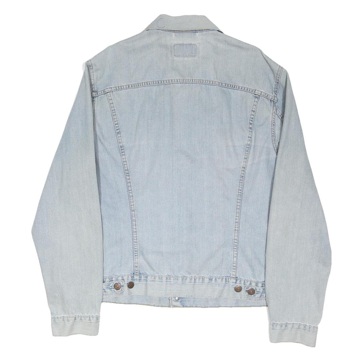 LEVI'S Womens Blue Denim Jacket XL Cotton Blend Button Closure Long Sleeve