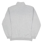 CARHARTT Mens Grey Quarter Zip M Sweatshirt Cotton Blend Pullover