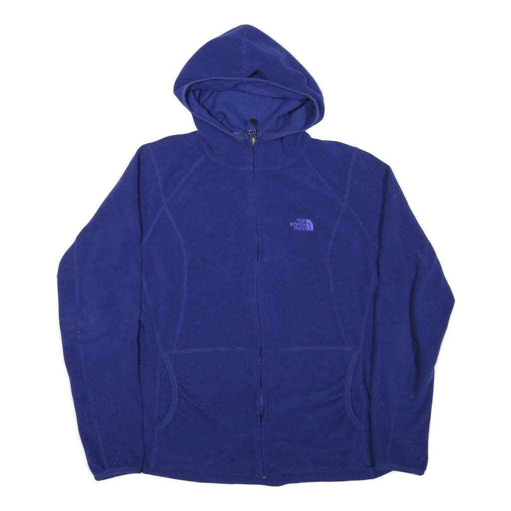 THE NORTH FACE Womens Blue Hoodie XS Full Zip Lightweight Outdoor