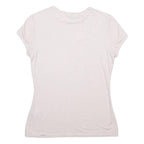 TED BAKER Womens Pale Pink Basic Top Short Sleeve Crew Neck Plain M