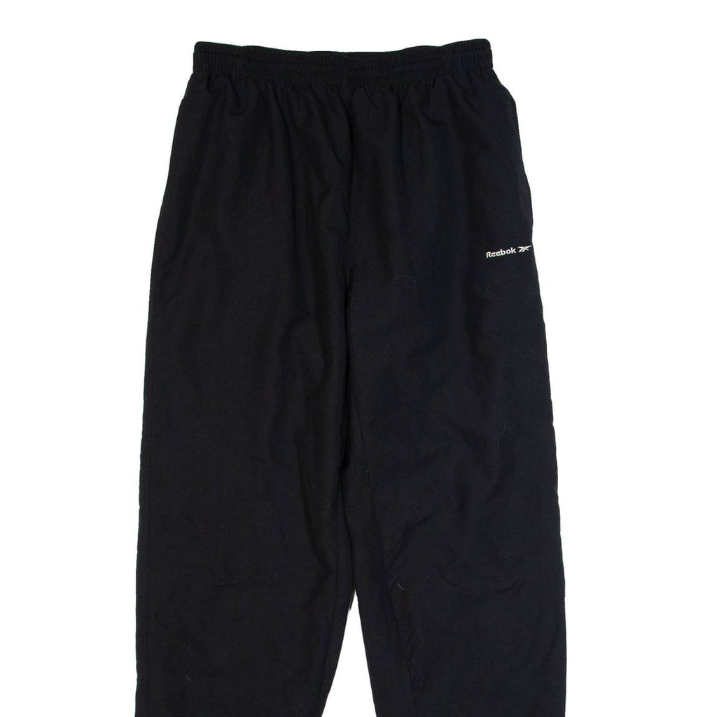 REEBOK Mens Track Pants Black Tapered M W29 L30