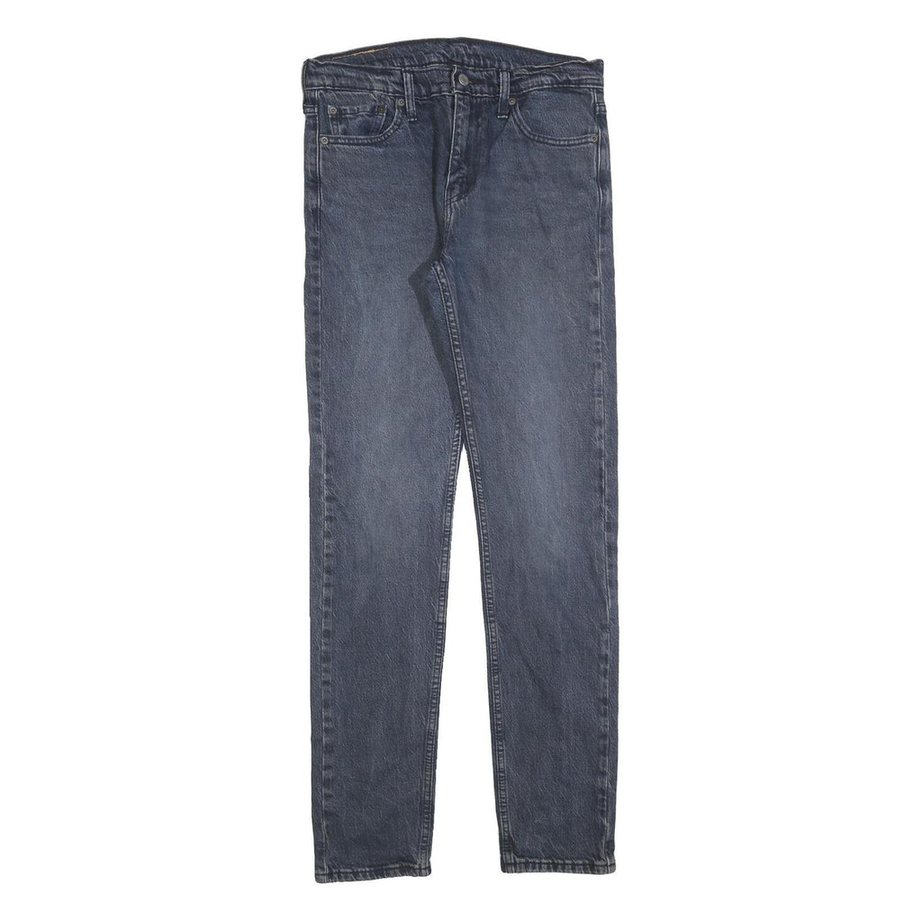 LEVI'S 510 Mens Jeans Blue Slim Skinny Denim Medium Wash W30 L34 Slim Fit Zip