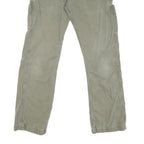 CARHARTT Mens Regular Fit Beige Denim Jeans W32 L31 Durable Zip Closure