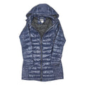 REGATTA Womens Blue Quilted Jacket UK 10 Polyester Blend Lightweight Hooded