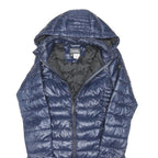 REGATTA Womens Blue Quilted Jacket UK 10 Polyester Blend Lightweight Hooded