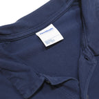 REEBOK Mens Blue Cotton Blend Short Sleeve XL Polo Shirt Basic Casual