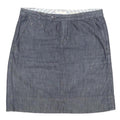 GAP Womens Blue Cotton Straight Knee Length Woven Skirt S Casual Everyday