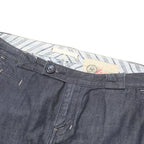 GAP Womens Blue Cotton Straight Knee Length Woven Skirt S Casual Everyday