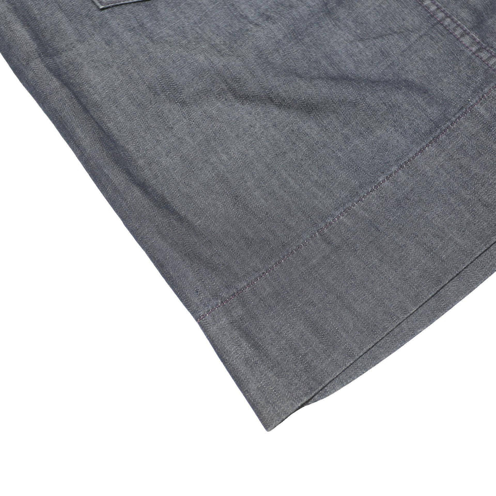 GAP Womens Blue Cotton Straight Knee Length Woven Skirt S Casual Everyday