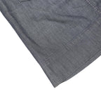 GAP Womens Blue Cotton Straight Knee Length Woven Skirt S Casual Everyday