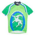 Cycling Mens Jersey Green 1/2 Zip M