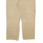 DICKIES Mens Jeans Beige Regular Straight Denim W40 L32 Workwear Zip Closure
