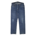 LEVI'S Mens Regular Fit Blue Denim Jeans W34 L32 Classic Cotton Blend Zip
