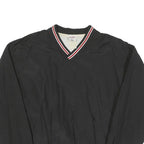 RAWLINGS Mens Black Polyester Blend Classic Jacket XL Plain Athletic Lightweight