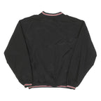 RAWLINGS Mens Black Polyester Blend Classic Jacket XL Plain Athletic Lightweight