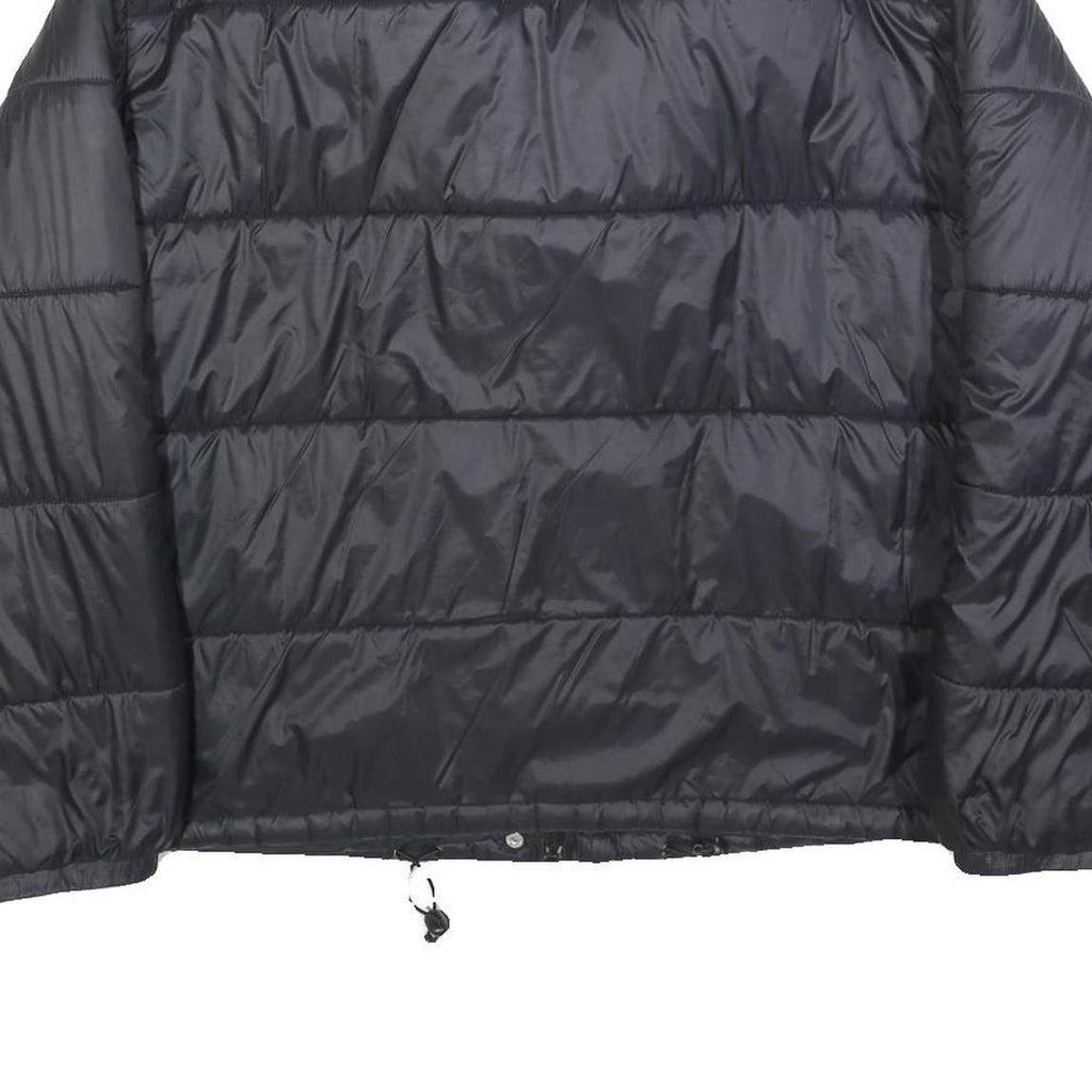 FILA Womens Black Jacket L Polyester Blend Quilted Puffer Zip Closure Casual